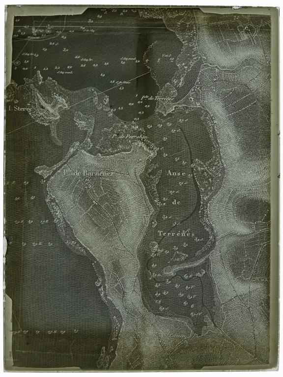Carte marine de la anse de Térénez