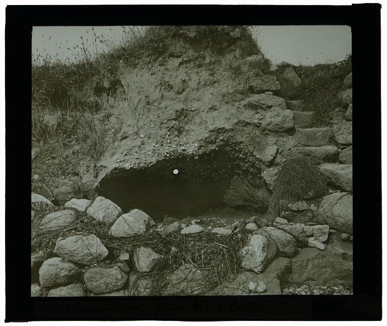 Amas coquillier sur l'Île Callot